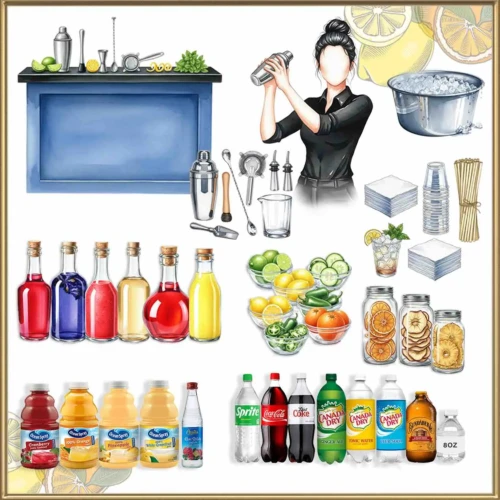 Essentials Plus Bar Package | Party Shakers event bartending | Los Angeles, CA