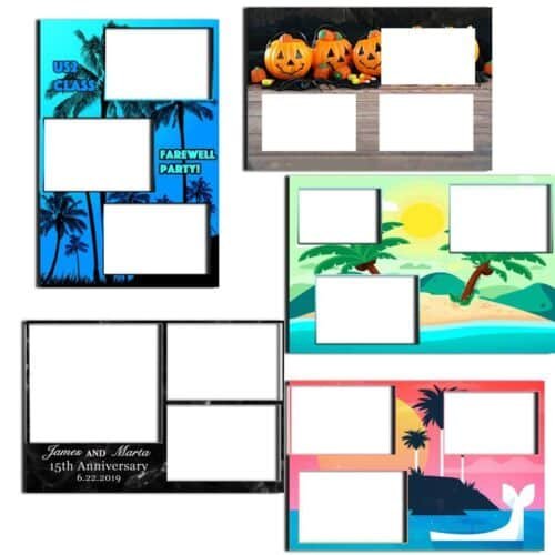 4 x 6 Templates | Photo booth additional rentals | Party Shakers