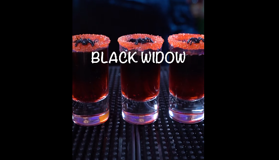 How to make the Black Widow shots - Party Shakers