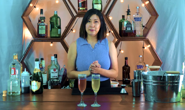 How to make two Irresistible Champagne Cocktails - Party Shakers