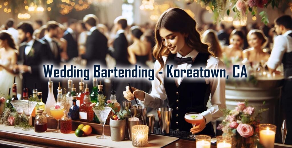 Wedding Bartending | Koreatown, CA - Party Shakers