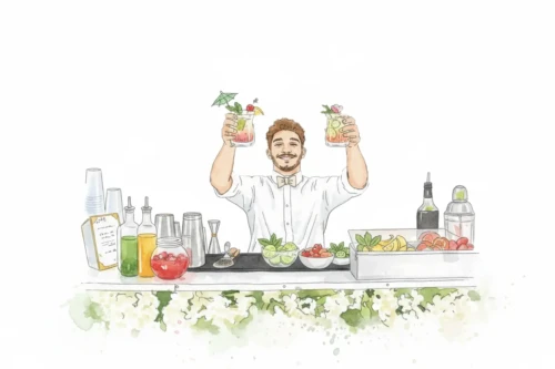 Mocktail Service | Party Shakers Bartending Service | Non-alcoholic open bar