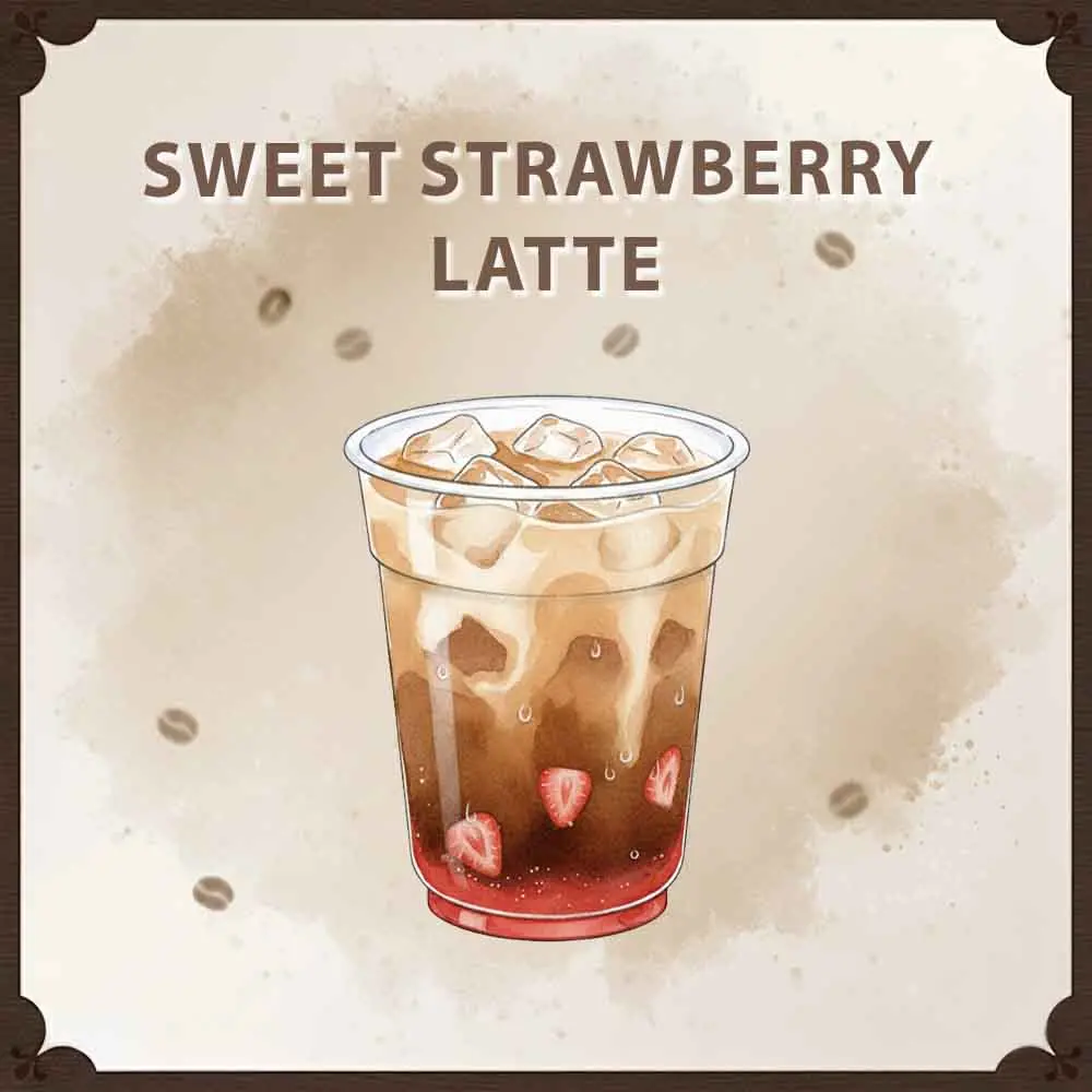 strawberry latte